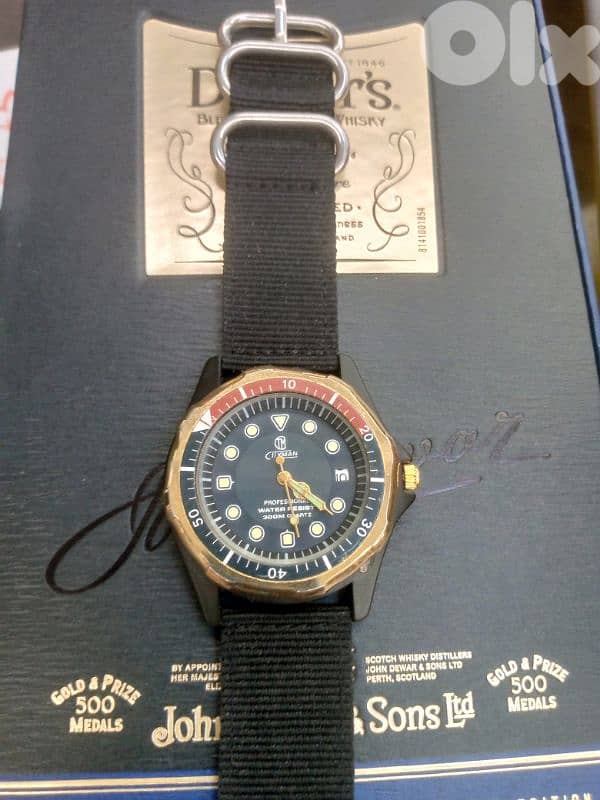 vintage  diver watch 300m  professional  Pepsi edition cityMan 0