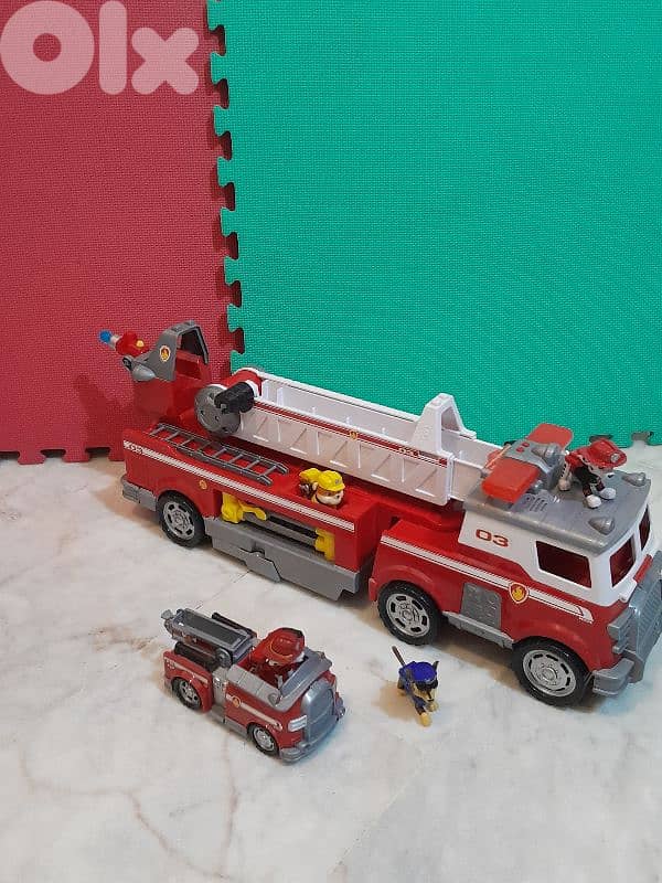 paw patrol fire truck 0