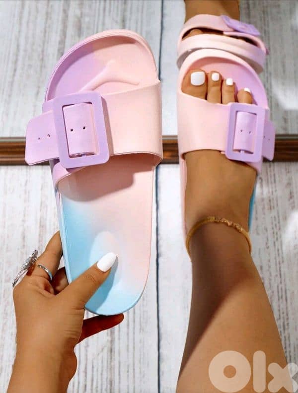 New Adjustable & Comfortable Woman Summer Flat Slippers 0