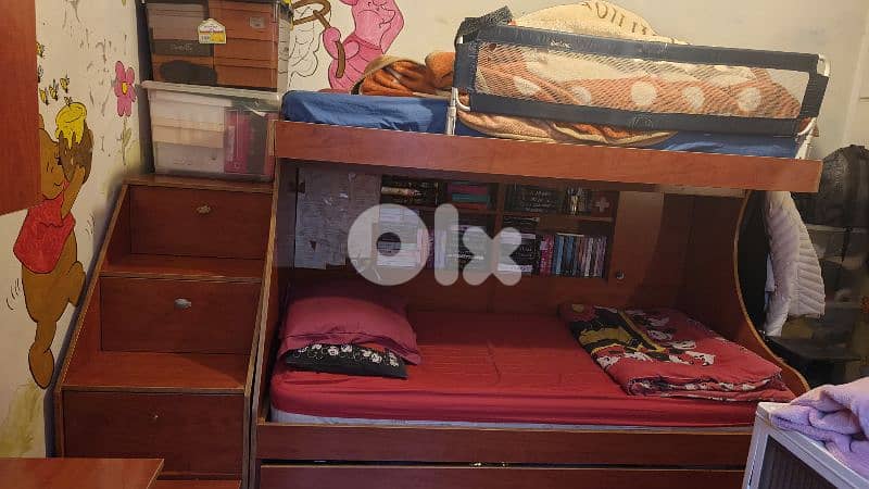 3 beds in one used like new 0