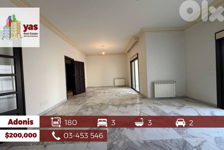 Adonis 180m2 | Well Maintained | Calm street | EH/JA | 0