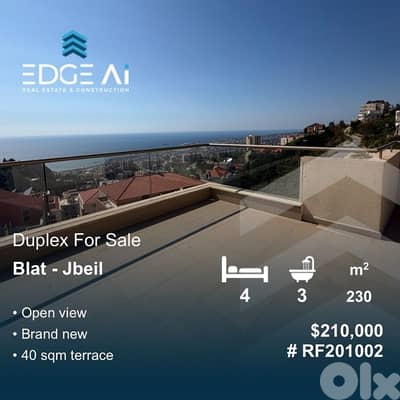 Duplex for Sale | Blat – Jbeil  Ref: #RF201002