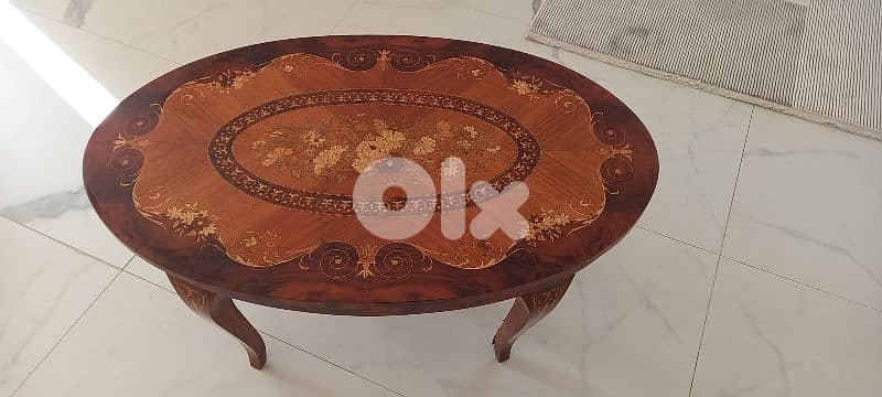 Italian Inlaid 20th century coffee table 0