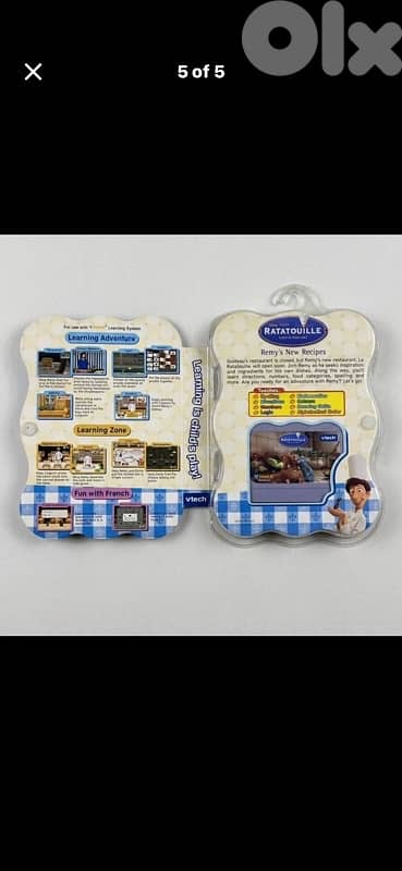 Vtech V. Smile Smartridge Games Lot WALL-E & Ratatouille Factory Sealed 4