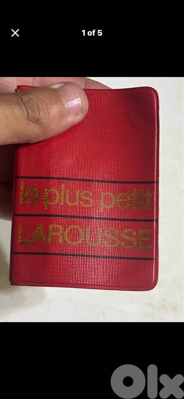 Vintage 1946 "Le Plus Petit Larousse" Miniature French Dictionary 0