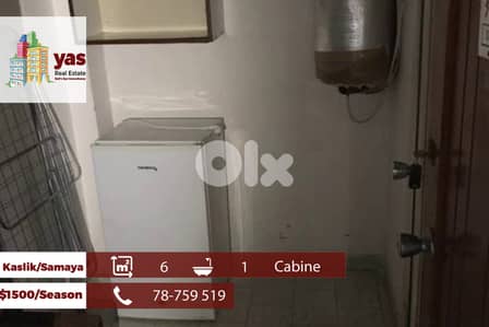 Kaslik/Samaya 6m2 | Cabine For Rent | Luxury Resort | Catch | RH/EH