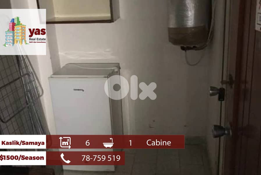 Kaslik/Samaya 6m2 | Cabine For Rent | Luxury Resort | Catch | RH/EH 0