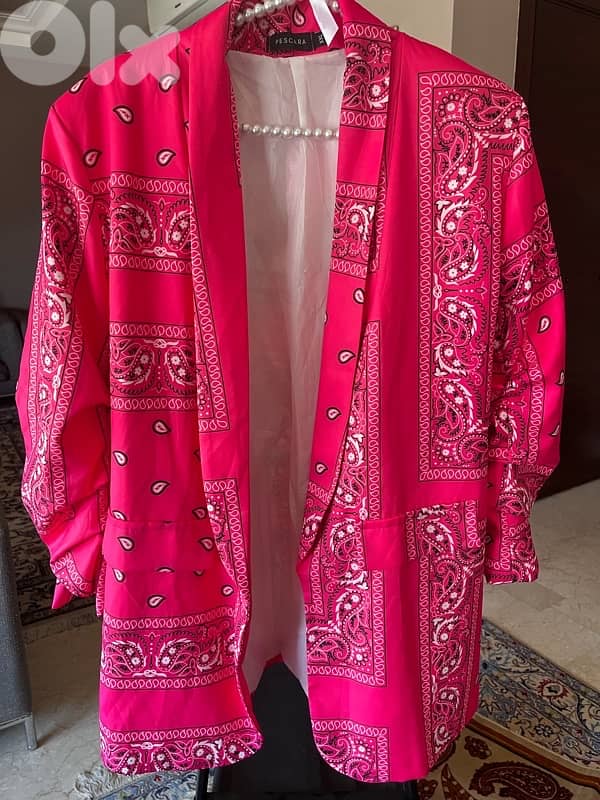 BANDANA PRINT OVERSIZE BLAZER 10