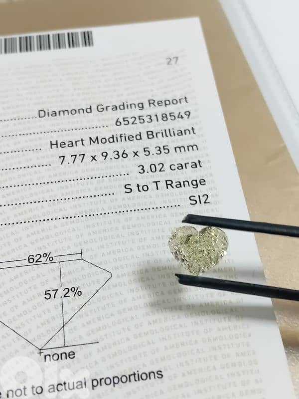 natural certified diamond  3.02 ct 0