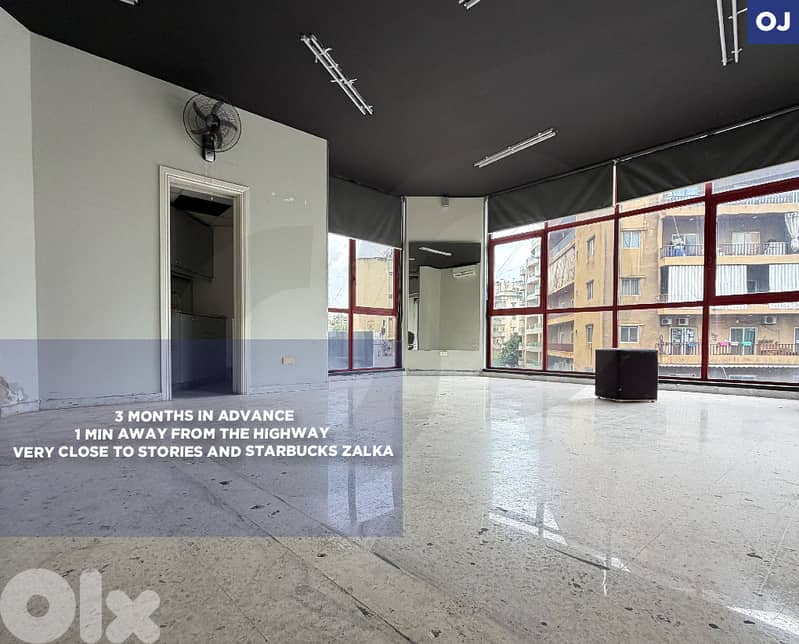 Prime location, active area,Easy access, Zalka, Metn/زلقا REF#OJ136080 0