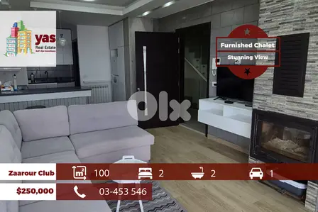 Zaarour 100m2 | Furnished Chalet | Astonishing View | OH