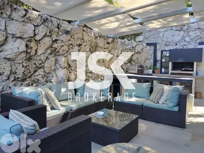 L15595-Furnished Apartment With Garden And Terrace for Sale In Rayfoun