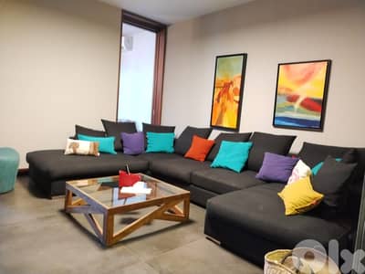 L15595-Furnished Apartment With Garden And Terrace for Sale In Rayfoun