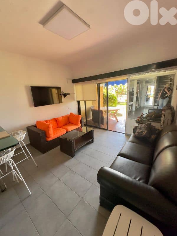 High end furnished 90M2 Duplex Chalet B102 for Rent at Rabiya Marine 1