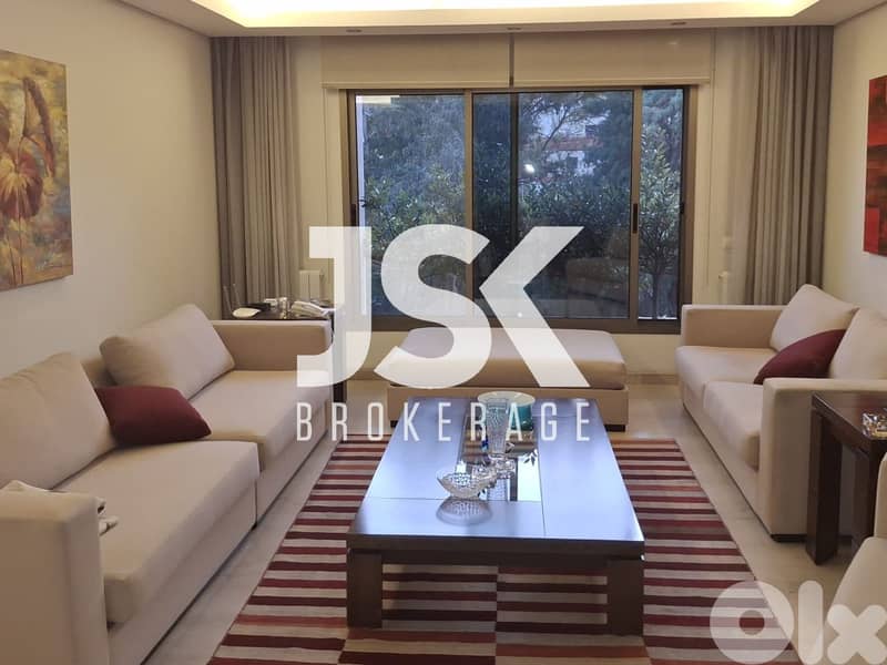 L21250 - High-End Apartment with Garden View For Rent in Sin El Fil 0