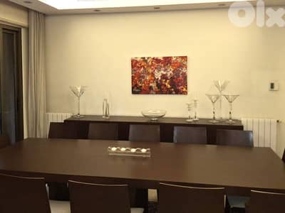 L21250 - High-End Apartment with Garden View For Rent in Sin El Fil