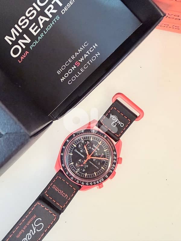 Swatch Omega MoonSwatch Mission on Earth Lava 2