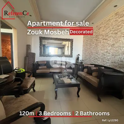 Decorated apartment in Zouk mosbeh شقة المزينة في زوق مصبح