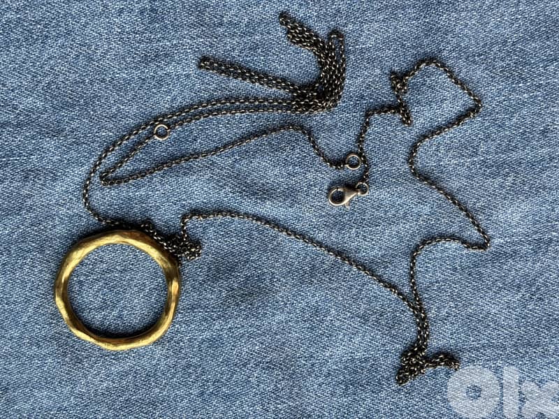 Circle pendant necklace 3