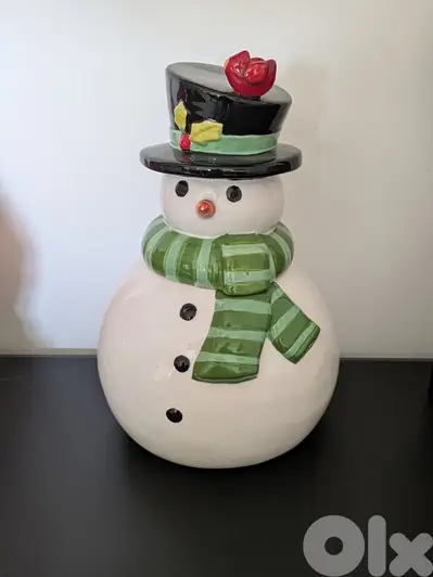 snowman jar