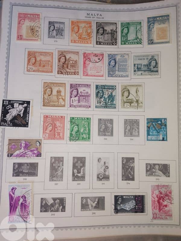old Malta stamps 1930 1960 0