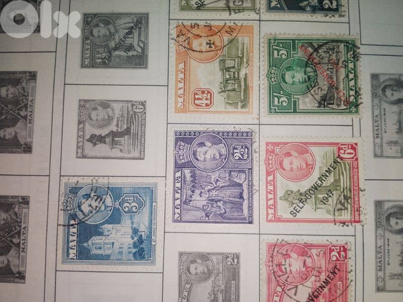 old Malta stamps 1930 1960 1