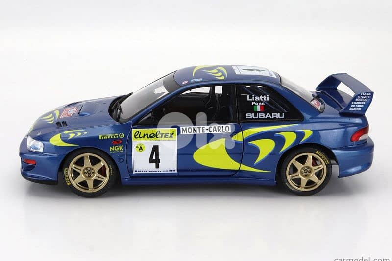 Subaru Impreza STI WRC (Rally Monte Carlo 1997) diecast car model 1;18 1