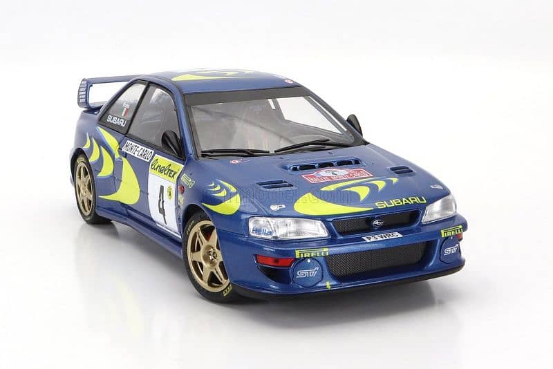 Subaru Impreza STI WRC (Rally Monte Carlo 1997) diecast car model 1;18 3