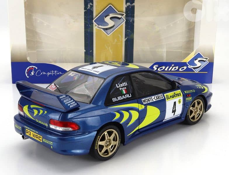 Subaru Impreza STI WRC (Rally Monte Carlo 1997) diecast car model 1;18 4