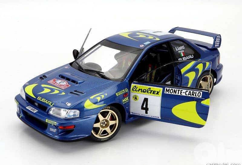 Subaru Impreza STI WRC (Rally Monte Carlo 1997) diecast car model 1;18 5