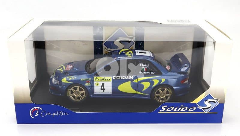 Subaru Impreza STI WRC (Rally Monte Carlo 1997) diecast car model 1;18 7