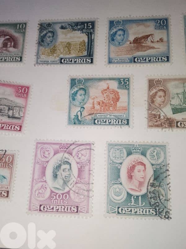 Cyprus old atamps 0