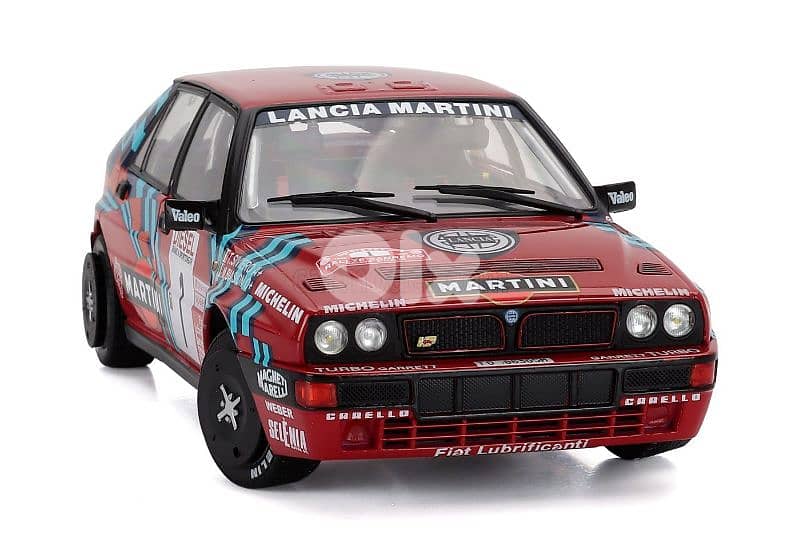Lancia Delta HF Integrale (Rally Sanremo 1989) diecast car model 1;18 3