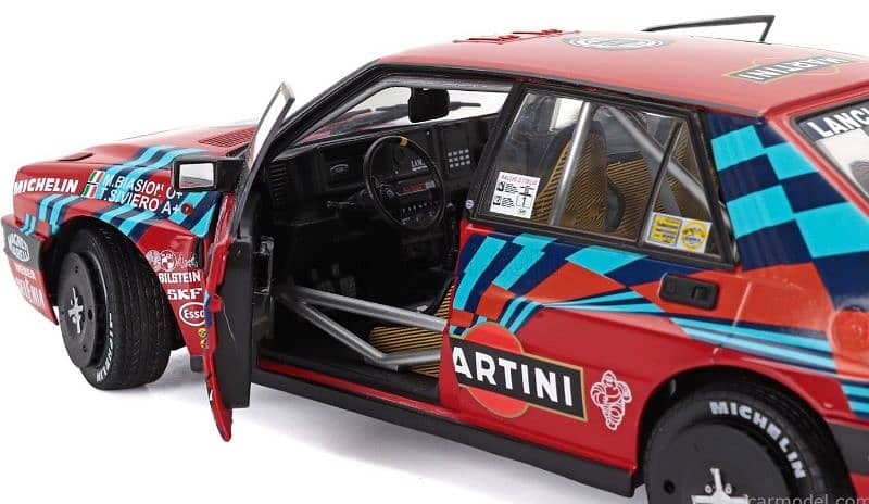 Lancia Delta HF Integrale (Rally Sanremo 1989) diecast car model 1;18 6