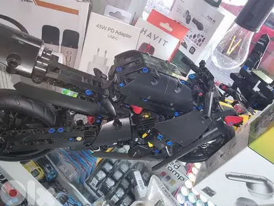 motorcycle display Lego