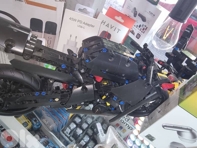 motorcycle display Lego 0