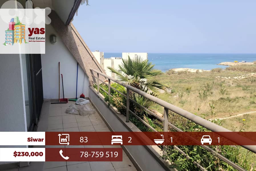 Siwar 83m2 | Sea View | Chalet | Well Maintained | Catch | OH 0