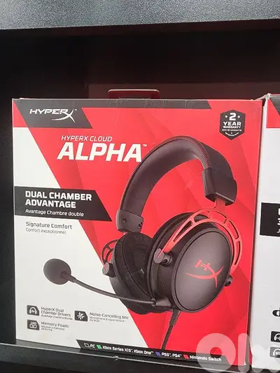 HyperX cloud alpha headset