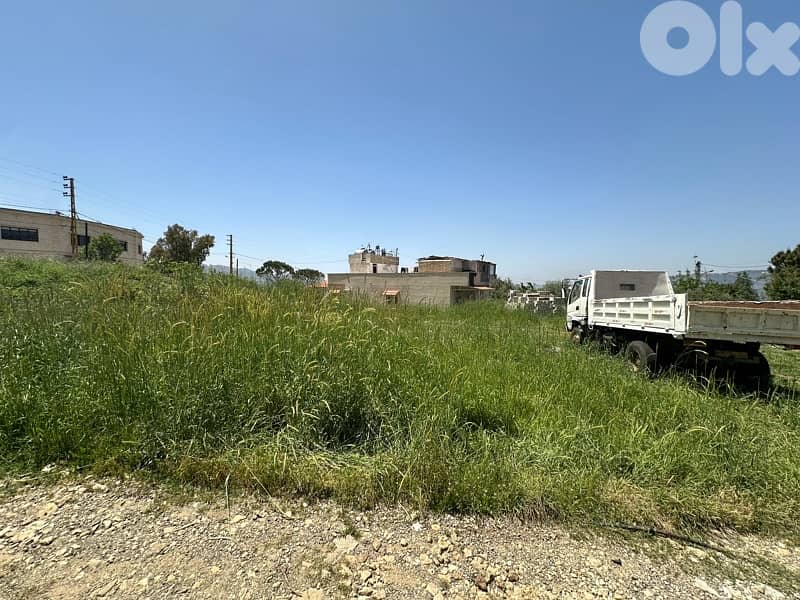 1130m land zone 25/50 three floor building Qobeih Hammana RasMetn 2