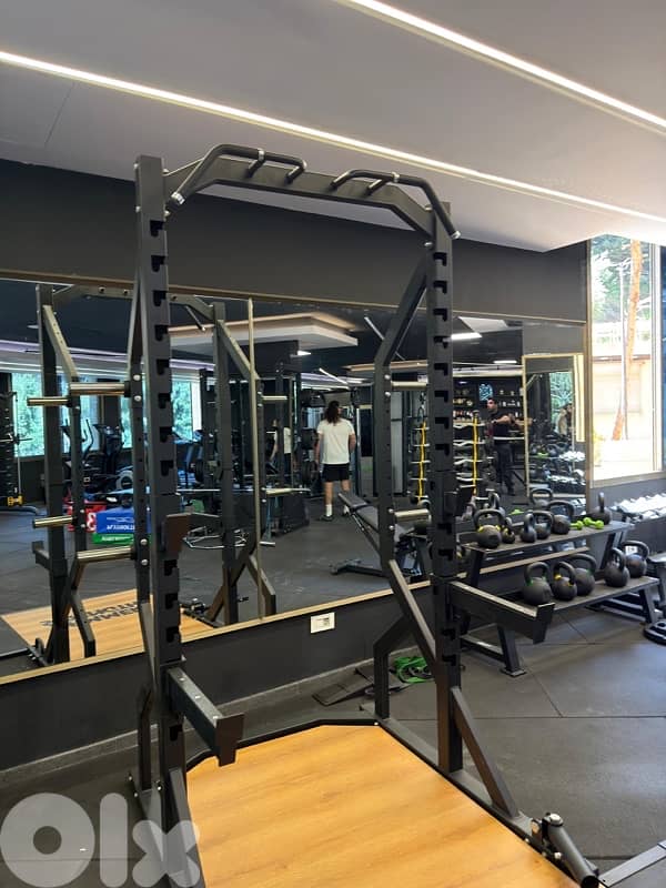 Hammer Strength Squat Power Rack with Olympic Platform 5