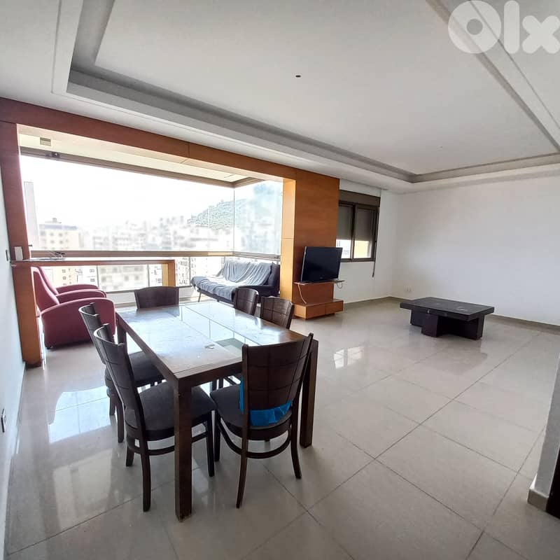 Furnished Apartment with Open View in Zalka for Rent 0