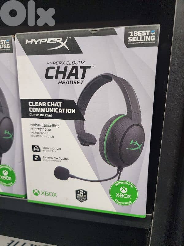 HyperX cloudX chat XBOX headset 0