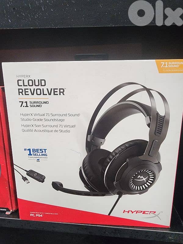 HyperX cloud revolver 7.1 headset 0