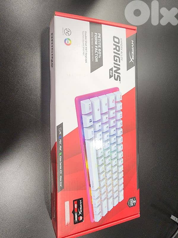 hyperX Alloy Origins 60% Keyboard - White 0