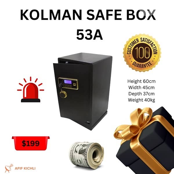 Kolman Safe Box all Sizes 0