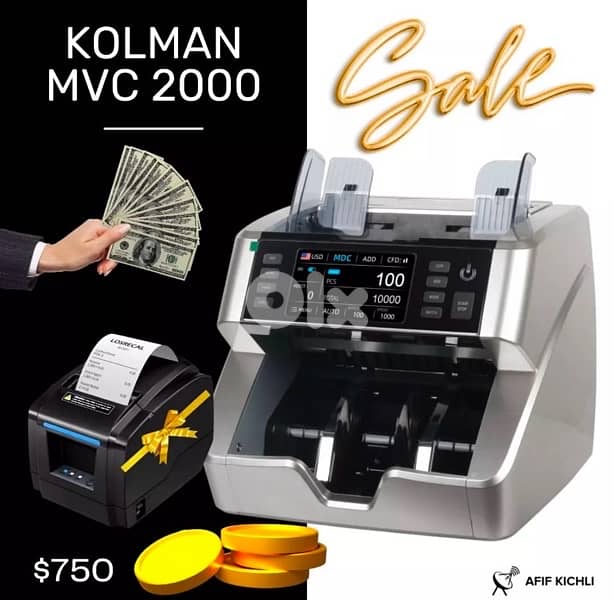 Kolman Money Counter USD EURO LBP 0