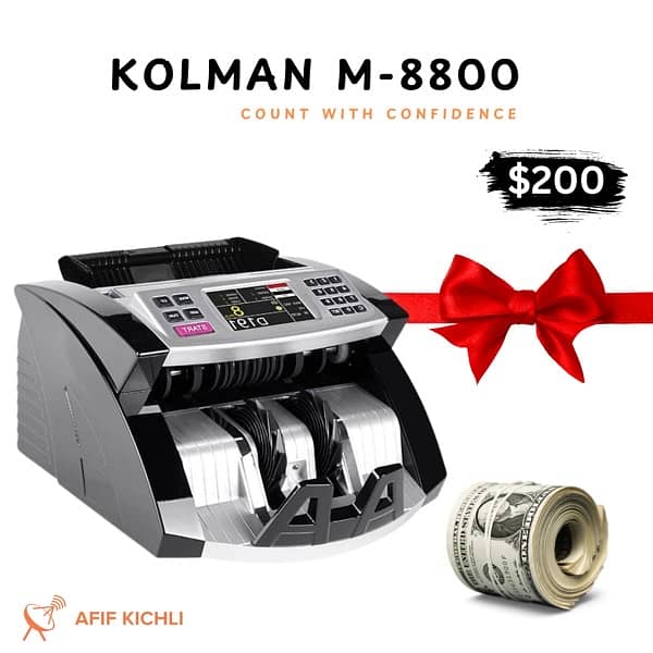 Kolman Money Counter USD EURO LBP 2