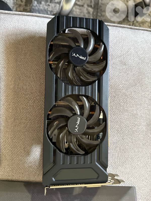PNY GTX 1060 6GB dual fan GPU working perfectly 0