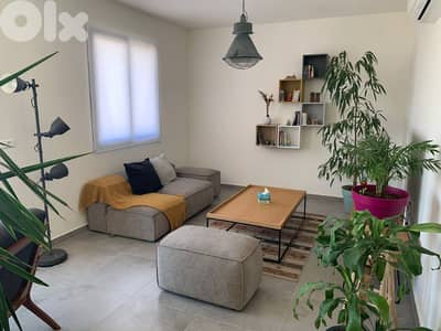 Rent Modern 1BR Apt +90sqm Private Terrace | 2 Min from Jal El Dib