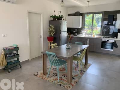 Rent Modern 1BR Apt +90sqm Private Terrace | 2 Min from Jal El Dib